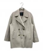 23区ニジュウサンク）の古着「MANTECOPure リバーPコート」｜ベージュ