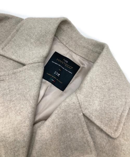 23区（ニジュウサンク）23区 (ニジュウサンク) MANTECOPure リバーPコート ベージュ サイズ:38の古着・服飾アイテム