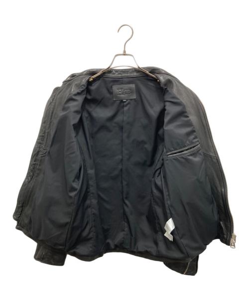 HALB（ハルプ）HALB (ハルプ) シングルライダーズシープレザージャケット ブラック サイズ:Lの古着・服飾アイテム
