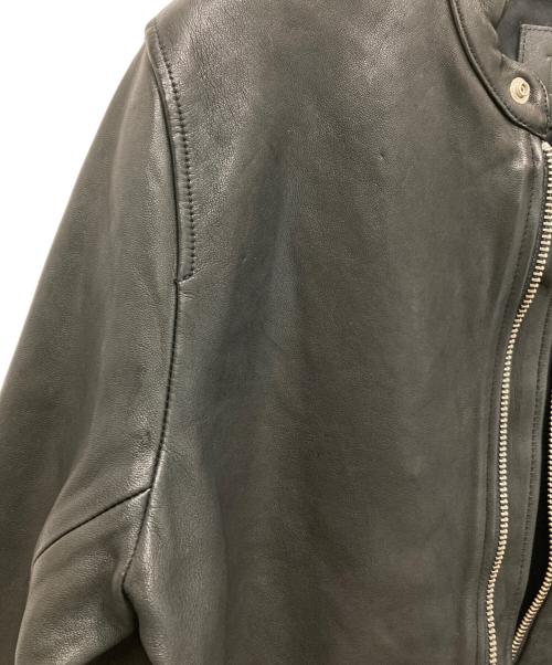 HALB（ハルプ）HALB (ハルプ) シングルライダーズシープレザージャケット ブラック サイズ:Lの古着・服飾アイテム