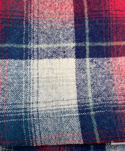 PENDLETON（ペンドルトン）PENDLETON (ペンドルトン) オンブレチェックシャツ レッド×ネイビー サイズ:Mの古着・服飾アイテム