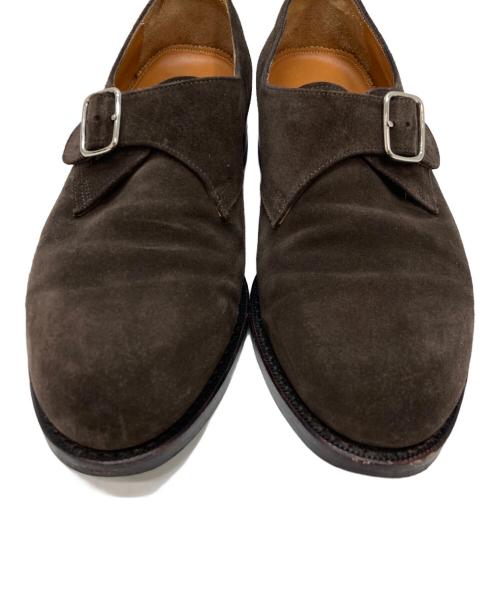 Jalan Sriwijaya（ジャランスリウァヤ）Jalan Sriwijaya (ジャランスリウァヤ) 別注スウェードモンクストラップシューズ ブラウン サイズ:42の古着・服飾アイテム