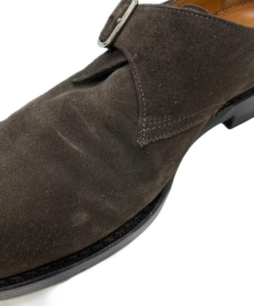 Jalan Sriwijaya（ジャランスリウァヤ）Jalan Sriwijaya (ジャランスリウァヤ) 別注スウェードモンクストラップシューズ ブラウン サイズ:42の古着・服飾アイテム