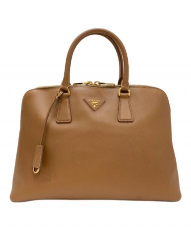 中古・古着通販】PRADA (プラダ) ハンドバッグ キャラメル｜ブランド