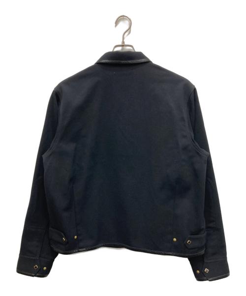 TTT MSW（ティー）TTT MSW (ティー) Wool Leather Piping Jacket ブラック サイズ:Lの古着・服飾アイテム