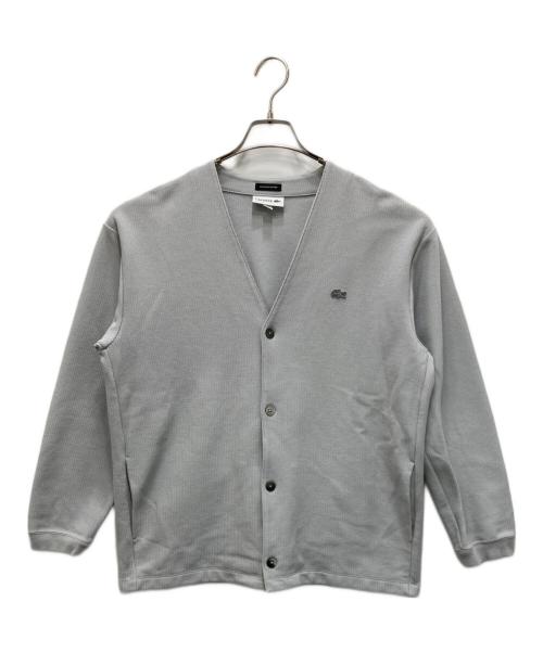 LACOSTE（ラコステ）LACOSTE (ラコステ) 1TONE CARDIGAN グレー サイズ:Mの古着・服飾アイテム