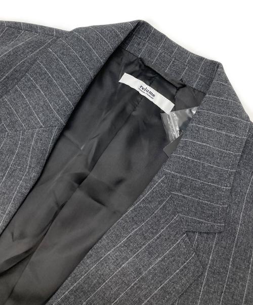 JOURNAL STANDARD relume（ジャーナルスタンダード レリューム）JOURNAL STANDARD relume (ジャーナルスタンダード レリューム) TECHメランジ ウォッシャブル ダブルジャケット グレー サイズ:L 未使用品の古着・服飾アイテム