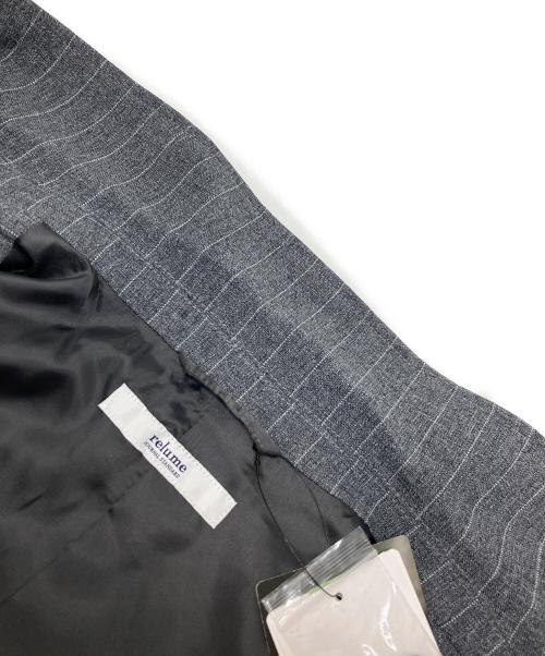 JOURNAL STANDARD relume（ジャーナルスタンダード レリューム）JOURNAL STANDARD relume (ジャーナルスタンダード レリューム) TECHメランジ ウォッシャブル ダブルジャケット グレー サイズ:L 未使用品の古着・服飾アイテム