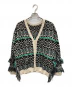 sara mallikaサラマリカ）の古着「2wayジャガードニット」｜ベージュ