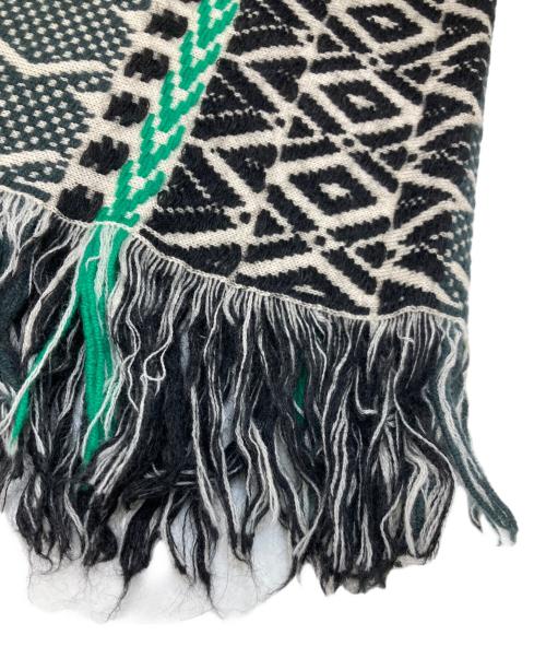 sara mallika（サラマリカ）sara mallika (サラマリカ) ジャガードニットスカート ベージュ サイズ:不明（実寸参照）の古着・服飾アイテム