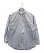 COMOLIコモリ）の古着「ツイルコモリシャツ」｜ブルー