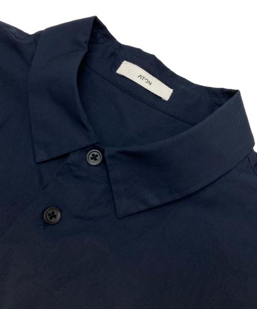ATON（エイトン）ATON (エイトン) SUVIN BROAD STANDARD SHIRT ネイビー サイズ:06の古着・服飾アイテム