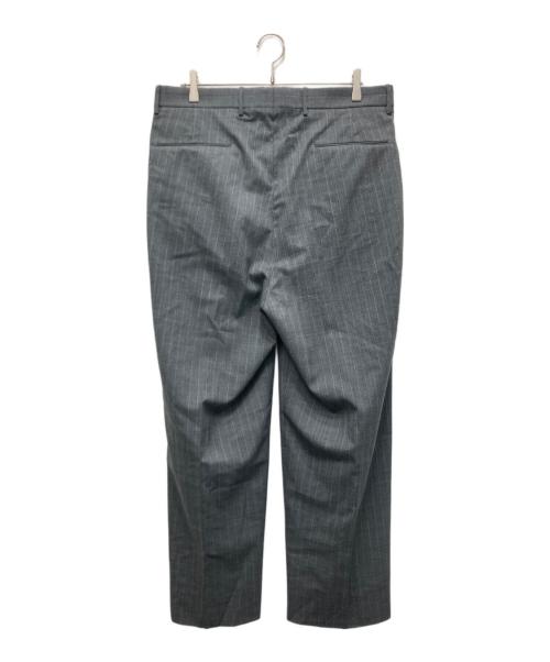 STEVEN ALAN（スティーブンアラン）STEVEN ALAN (スティーブンアラン) トロピカル ピンストライプ インツープリーツ ドレス トラウザーズ グレー サイズ:XLの古着・服飾アイテム