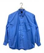 DAIWA PIER39ダイワ ピア39）の古着「TECH REGULAR COLLAR SHIRTS L/S」｜ブルー