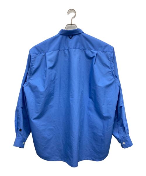 DAIWA PIER39（ダイワ ピア39）DAIWA PIER39 (ダイワ ピア39) TECH REGULAR COLLAR SHIRTS L/S ブルー サイズ:Lの古着・服飾アイテム