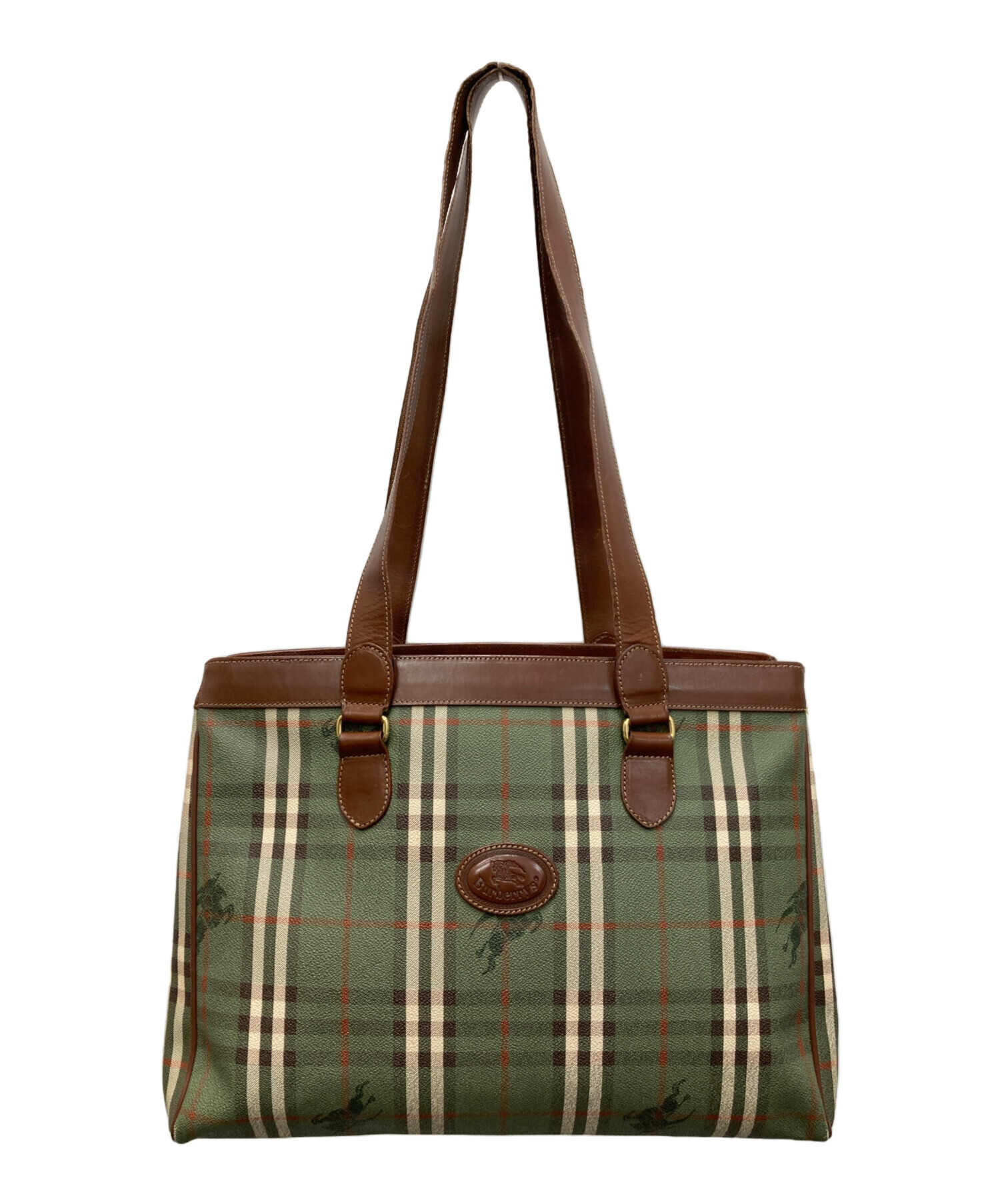 中古・古着通販】Burberry's (バーバリーズ) PVCレザーチェックトート