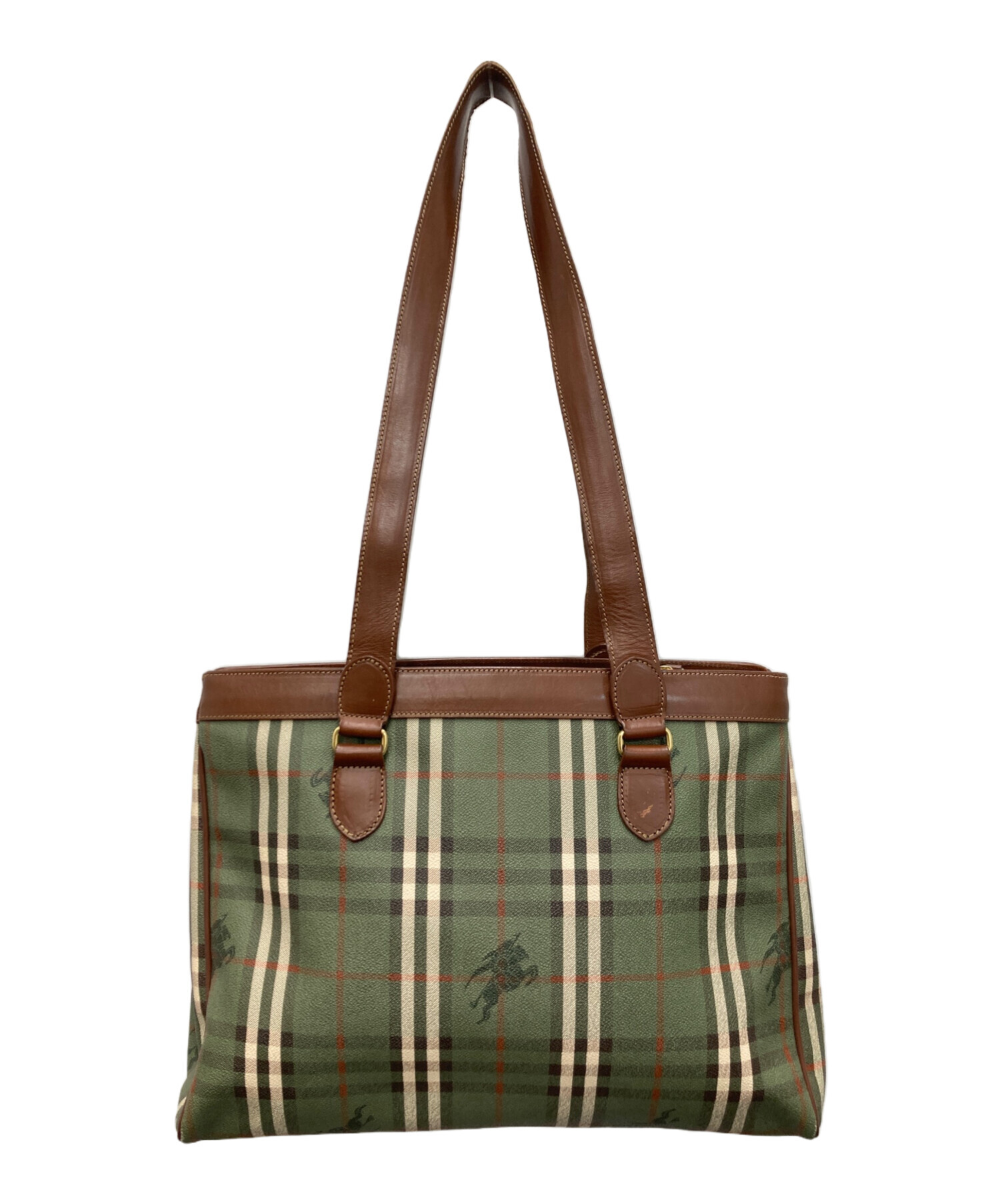 中古・古着通販】Burberry's (バーバリーズ) PVCレザーチェックトート