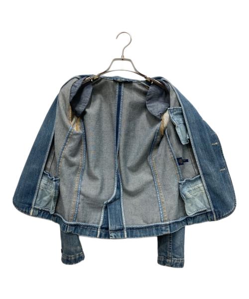 POLO RALPH LAUREN（ポロ・ラルフローレン）POLO RALPH LAUREN (ポロ・ラルフローレン) デニムテーラードジャケット インディゴ サイズ:2の古着・服飾アイテム