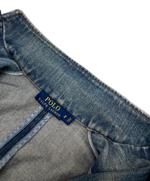 POLO RALPH LAUREN（ポロ・ラルフローレン）POLO RALPH LAUREN (ポロ・ラルフローレン) デニムテーラードジャケット インディゴ サイズ:2の古着・服飾アイテム