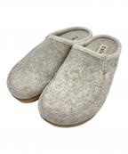 Taos Footwearタオスフットウェア）の古着「ウールサンダル」｜アイボリー