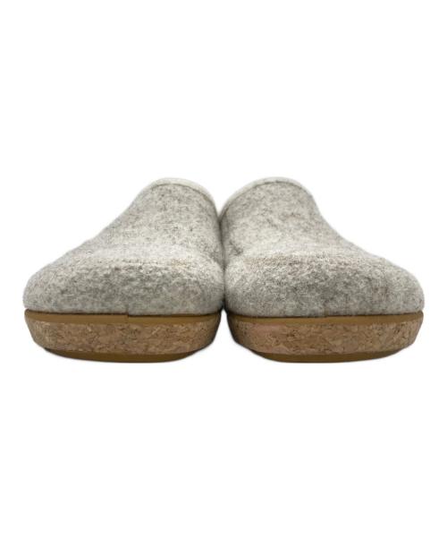 Taos Footwear（タオスフットウェア）Taos Footwear (タオスフットウェア) ウールサンダル アイボリー サイズ:38の古着・服飾アイテム