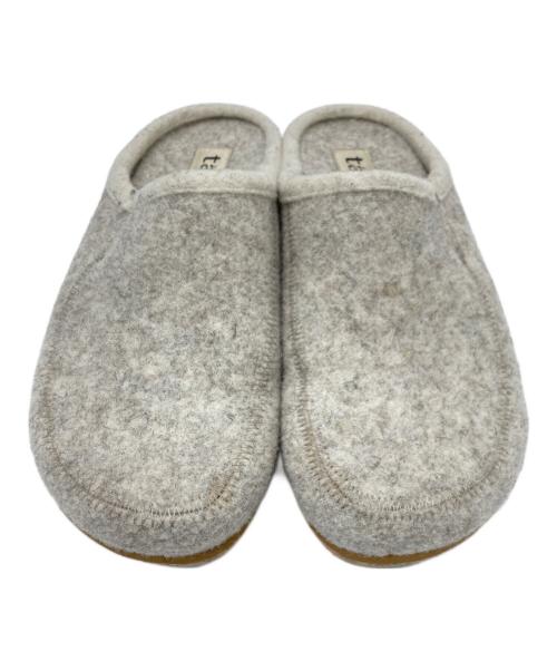 Taos Footwear（タオスフットウェア）Taos Footwear (タオスフットウェア) ウールサンダル アイボリー サイズ:38の古着・服飾アイテム