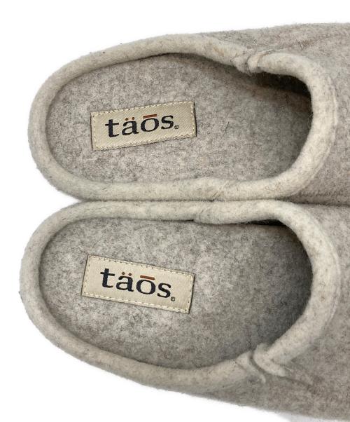 Taos Footwear（タオスフットウェア）Taos Footwear (タオスフットウェア) ウールサンダル アイボリー サイズ:38の古着・服飾アイテム
