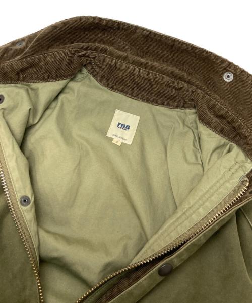F.O.B FACTORY（エフオービー ファクトリー）F.O.B FACTORY (エフオービー ファクトリー) ライディングジャケット オリーブ サイズ:Mの古着・服飾アイテム
