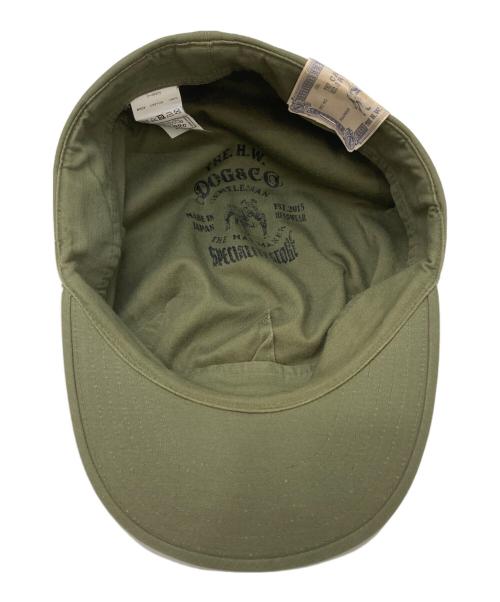 THE H.W.DOG&CO.（エイチダブリュードッグアンドコー）THE H.W.DOG&CO. (エイチダブリュードッグアンドコー) キャスケット オリーブの古着・服飾アイテム