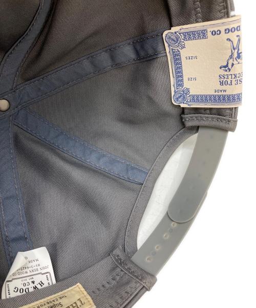 THE H.W.DOG&CO.（エイチダブリュードッグアンドコー）THE H.W.DOG&CO. (エイチダブリュードッグアンドコー) ロゴキャップ グレー サイズ:ONEの古着・服飾アイテム