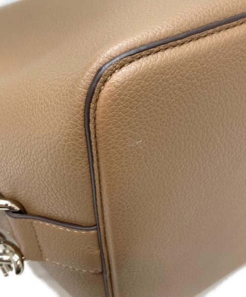 &MyuQ（アンドミューク）&myuq (アンドミューク) レザーバッグ ブラウンの古着・服飾アイテム