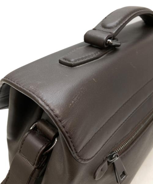 BOSS HUGO BOSS（ボス ヒューゴボス）BOSS HUGO BOSS (ボス ヒューゴボス) 2WAYブリーフケース ブラウンの古着・服飾アイテム