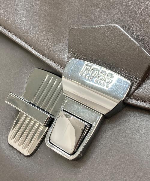BOSS HUGO BOSS（ボス ヒューゴボス）BOSS HUGO BOSS (ボス ヒューゴボス) 2WAYブリーフケース ブラウンの古着・服飾アイテム