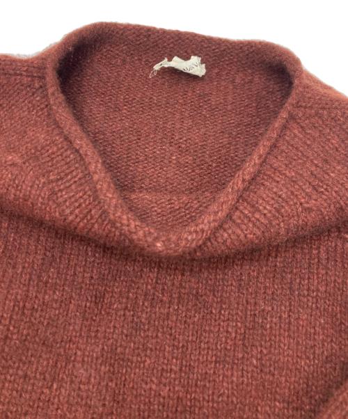 HERMES（エルメス）HERMES (エルメス) ヤクウール ニットワンピース ブラウン サイズ:38の古着・服飾アイテム