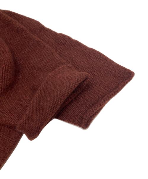 HERMES（エルメス）HERMES (エルメス) ヤクウール ニットワンピース ブラウン サイズ:38の古着・服飾アイテム