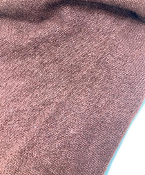 HERMES（エルメス）HERMES (エルメス) ヤクウール ニットワンピース ブラウン サイズ:38の古着・服飾アイテム