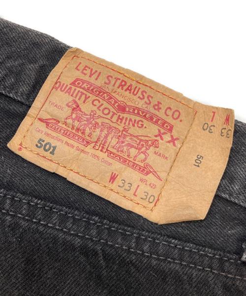 LEVI'S（リーバイス）LEVI'S (リーバイス) 501後染めデニムパンツ ブラック サイズ:W33の古着・服飾アイテム