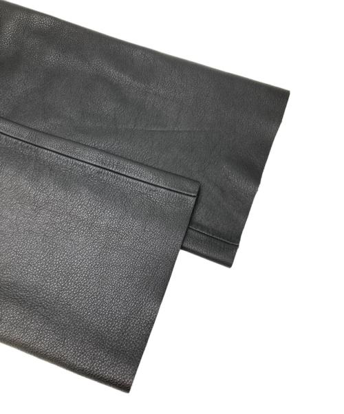 KADOYA（カドヤ）KADOYA (カドヤ) カウレザーパンツ ブラック サイズ:W33の古着・服飾アイテム