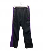 Needles×BEAMSニードルズ×ビームス）の古着「NARROW MESH TRACKPANTS」｜ブラック