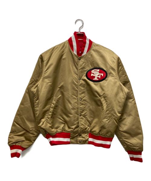 STARTER（スターター）STARTER (スターター) スタジャン ゴールド サイズ:Lの古着・服飾アイテム