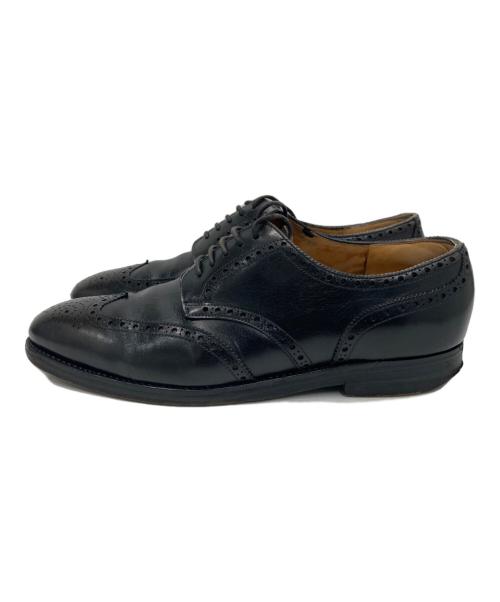 JOHN LOBB（ジョンロブ）JOHN LOBB (ジョンロブ) メダリオンウィングチップシューズ ブラック サイズ:不明(実寸参照)の古着・服飾アイテム