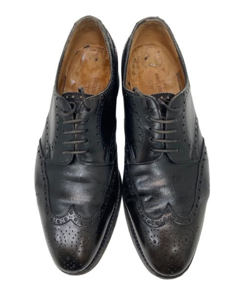 JOHN LOBB（ジョンロブ）JOHN LOBB (ジョンロブ) メダリオンウィングチップシューズ ブラック サイズ:不明(実寸参照)の古着・服飾アイテム