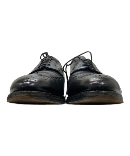 JOHN LOBB（ジョンロブ）JOHN LOBB (ジョンロブ) メダリオンウィングチップシューズ ブラック サイズ:不明(実寸参照)の古着・服飾アイテム