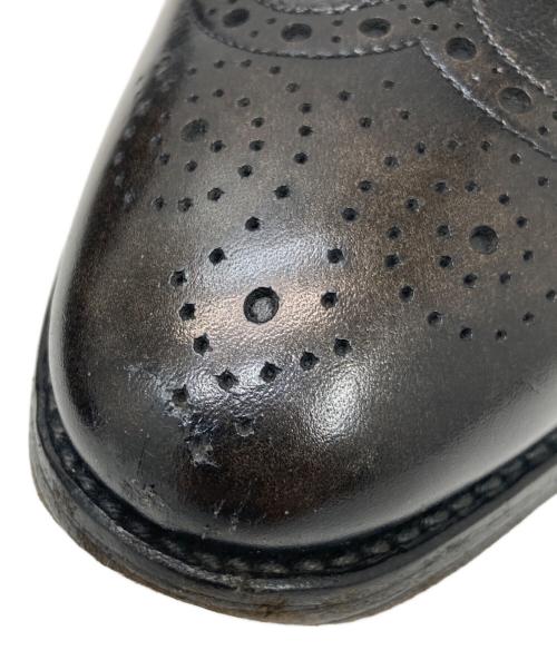 JOHN LOBB（ジョンロブ）JOHN LOBB (ジョンロブ) メダリオンウィングチップシューズ ブラック サイズ:不明(実寸参照)の古着・服飾アイテム