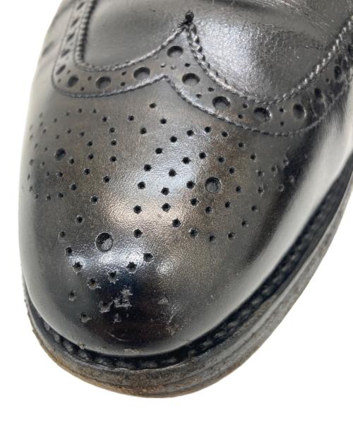 JOHN LOBB（ジョンロブ）JOHN LOBB (ジョンロブ) メダリオンウィングチップシューズ ブラック サイズ:不明(実寸参照)の古着・服飾アイテム