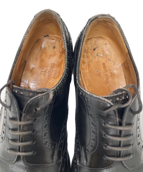 JOHN LOBB（ジョンロブ）JOHN LOBB (ジョンロブ) メダリオンウィングチップシューズ ブラック サイズ:不明(実寸参照)の古着・服飾アイテム