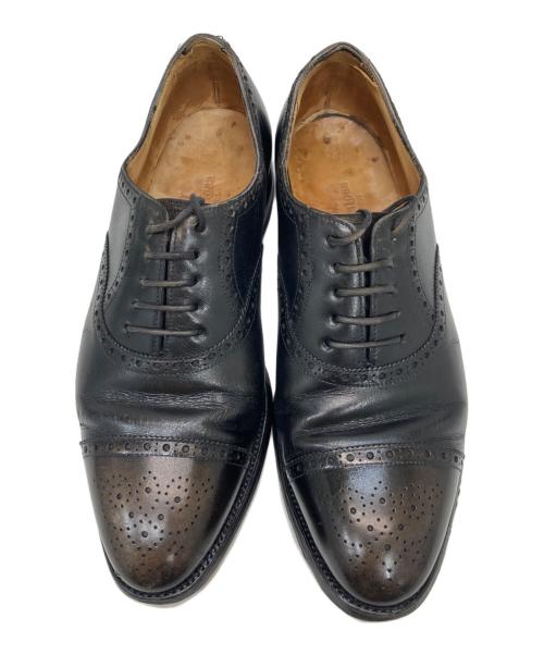 JOHN LOBB（ジョンロブ）JOHN LOBB (ジョンロブ) メダリオンストレートチップシューズ ブラック サイズ:6Eの古着・服飾アイテム
