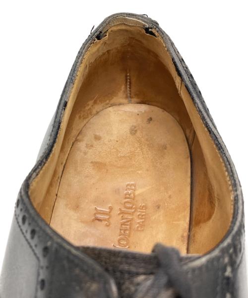 JOHN LOBB（ジョンロブ）JOHN LOBB (ジョンロブ) メダリオンストレートチップシューズ ブラック サイズ:6Eの古着・服飾アイテム