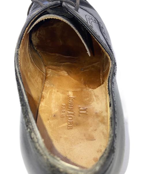 JOHN LOBB（ジョンロブ）JOHN LOBB (ジョンロブ) メダリオンストレートチップシューズ ブラック サイズ:6Eの古着・服飾アイテム