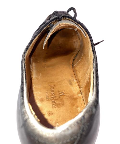 JOHN LOBB（ジョンロブ）JOHN LOBB (ジョンロブ) メダリオンストレートチップシューズ ブラック サイズ:6Eの古着・服飾アイテム
